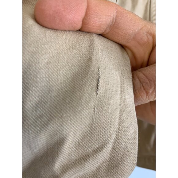 VTG 90s Ralph Lauren Polo Jeans Tan Field Jacket S - Picture 6 of 11